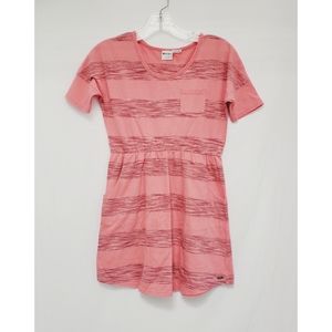 Roxy Orange & Purple Striped Dress